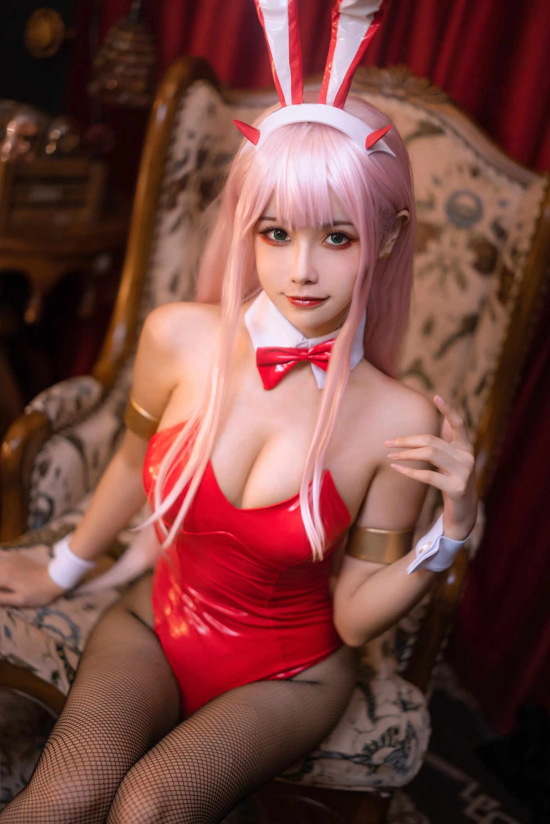 Momoko葵葵 – NO.36 DARLING in the FRANXX 02 泳装 兔女郎花嫁 [61P]插图